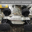 Stainless Steel Chassis Armor Set Axle Protector Plate for 1/10 RC Traxxas