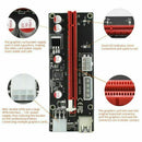 Ver009S Pci Express Riser Card M2 1X 16X Dual 6Pin 4Pin Power Pci-E Exte Ca