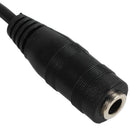 23 cm 3.5 mm dual connector plug male - female adapter jack stereo audio ca