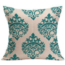 Cool Fresh Summer Style, Linen Burlap Decorative Throw Pillow Covers Set Of