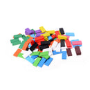 100Pcs Domino Building Authentic Standard Wooden Toys Education FT