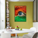 Full Round Diamond Drill DIY Colorful Eye Art Picture Decoration Paint Kit