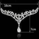 Crown Tiara Bridal Bridesmaid Crystal Rhinestone Flower/ Frontlet T8X1