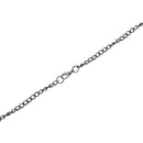 Punk Black Dangle Spike Rivet Tassels Multilayer Chain Necklace R4V3