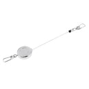 Fishing Zinger Retractor 50cm Steel Wire Fly Fishing Anglers Vest Pack Tools