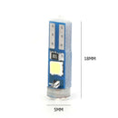 10pcs T5 3 SMD3030 LED Car Interior Light Dashboard Instrument Lamp Bulbs