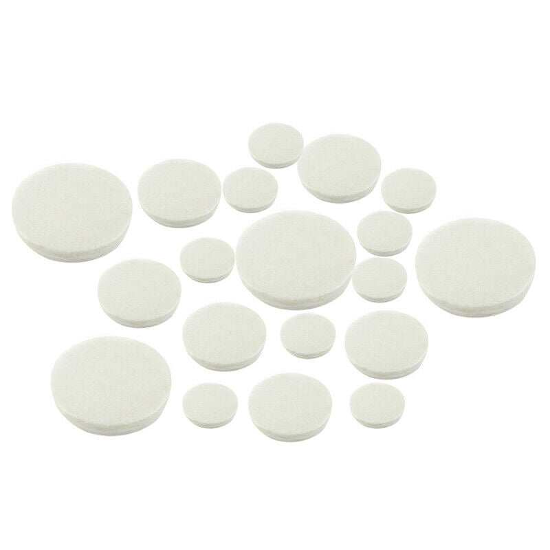 17pcs Clarinet Leather Pads Replacement for Exquisite Wind Instrument