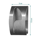 Point Strong Self-Adhesive Towel Rack Stainless Steel Semi-Circular Wall To