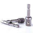 3 Pcs Socket Adapter Set Hex Shank to 1/4,3/8,1/2 Z3E8