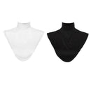 2/set Women Modal Detachable Turtleneck Dickey Stays Collar Hijab Neck Cover