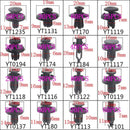 630 Pcs Car Retainer Clips Plastic Fasteners Kit Fender Rivet Clips Auto Bu