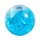 100 Pcs Mixed Crackle Glass Round Beads 8mm Dia. R7Y8