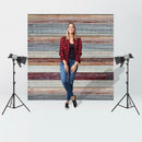 Photography Backdrop Wood Plank Texture Background Cloth Plate Photo Video Decor