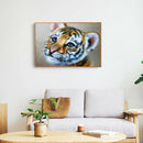 5D DIY Diamond Painting Full Round Drill Tiger Embroidery Wall Art (A398)