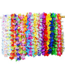 36 Counts Tropical Hawaiian Luau Flower Lei Party Favors Wreath