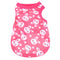 Summer Puppy Small Dog Vest Clothes Pet Shirt (Rabbit Rose Red)(XS)