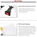 Motorcycle Heated Grip Throttle Pads Handlebars ATV Scooter Grips Heater Kit