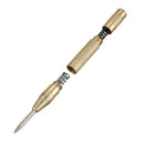 Brass Yellow Automatic Center Punch Spring Loaded Chrome Rivet Screw Auto M