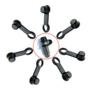 8Pcs/Set Brake Caliper Bleed Nipple Screw Dust Cap Cover 8mm Rubber Accessories