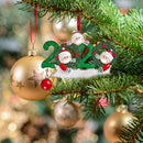 2020 Personalized Family Christmas Kit DIY Name Blessing Pendant (3 People)