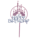1PC Baking Cake Decor Acrylic Cake Topper Happy Party Birthday Cupcake Toppe Gw