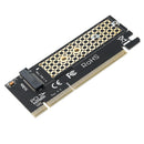 M.2 NVMe SSD NGFF TO PCI-e 3.0 X16 adapter M-Key interface card Full speed