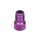Presta to Schrader Bike Wheel Tire Valve Converter Adapter Purple