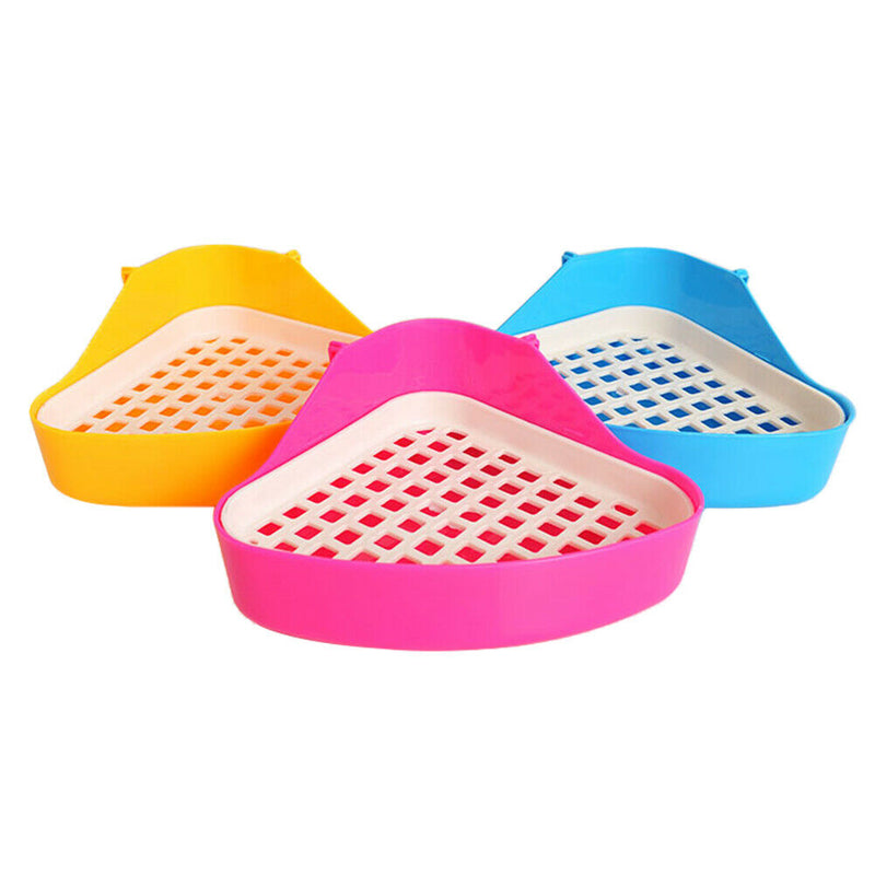 Pet Cat Rabbit Toilet Hamster Litter Tray Small Animal Training Clean Potty