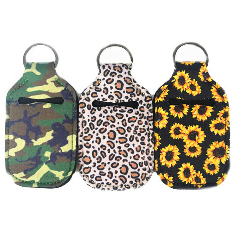 Neoprene Lipstick Holder Keychain Lip Case Storage Bag Key Chain HolderB Gn