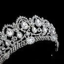 Bridal Tiara big crystal Queen Crown Wedding Hair Accessories diadem headba O7I5