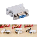 Hot VGA Female to 24+1 pin DVI-D Male Adapter Video Laptop For PC Converter Y8L3