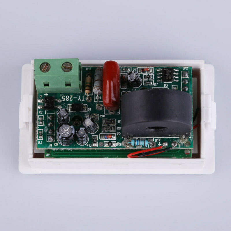 Digital AC 100-300V 50A Ammeter Voltmeter LCD Volt Amp Panel Meter White A