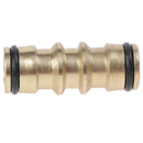 1pcs 5/8 "Connector Garden Irrigation Brass Bidirectional Quick Connect Adapte3C
