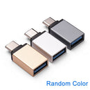 Metal USB C 3.1 Type C Male To USB Female OTG Data Sync Converter Adapter Cable