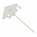 30 Pcs Bachelor Hat Cap Cupcake Toppers Graduation Party Grad Decorations S L4I6
