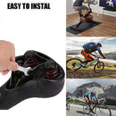 Bicycle Seat Saddle MTB Mountain Bike Thicken Soft Cushion+ Install Tools