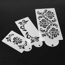 7pcs/Lot Plastic Cake Stencil Cake Decoration Sugar Sieve Cake Mold Stencil