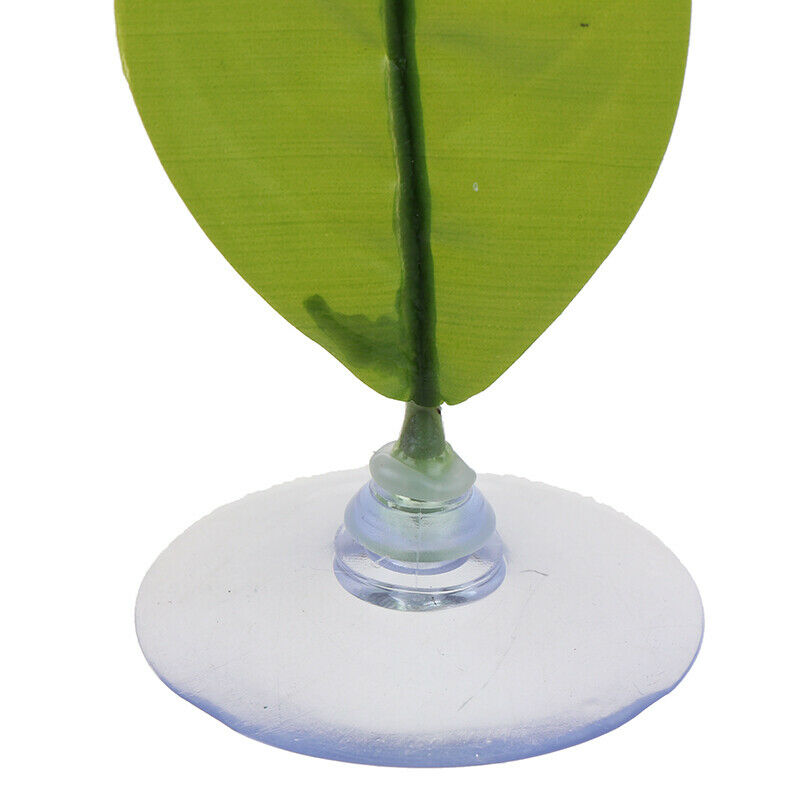 1PC Fish Tank Aquarium Leaf Fish Rest Spawning Plant Betta Fish Play Hide LSE