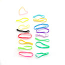Mini Hair Bands for Child Baby TPU Hair Holders Rubber Bands Elastics 000-3000