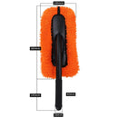 Cleaning Brush Car Window Dust Collector Telescopic Microfiber Stainless St Y6R7