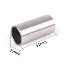 1pc 51x25mm Stainless Steel Tube Tone Guitar Slide Finger Knuck for Guitar  LJ