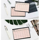 Monthly Paper Pad 30 Sheets 15.3*11.1cm DIY Monthly Planner Notebook Craft S6A4