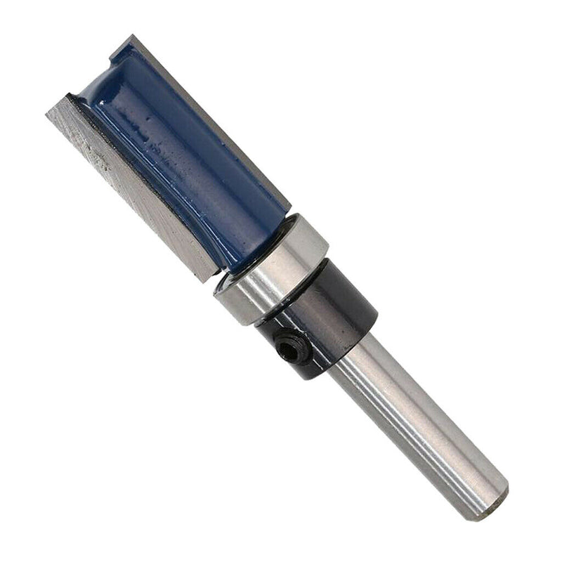 Pack of 2 Mortise Flush Trim Template Router Bit - 1/4 Shank, 25mm and 11.9mm