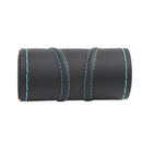 Universal Real Leather DIY Car Steering Wheel Cover Auto Protection Needle 38cm