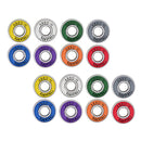 Lot 8 Frictionless Abec 11 Bearings Skateboard Roller Skate Bearings Multicolor