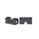 10PCS DC3-10P 2.54mm 2x5 Pin Straight Male Shrouded header IDC Socket MO