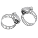 25 Pcs Stainless Steel Band Worm Gear Hose Clamp 13-19mm
