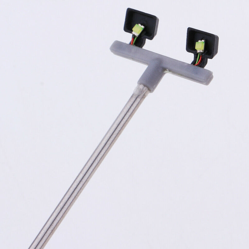 10x Building HO OO Scale Post Railway LED Street Lights