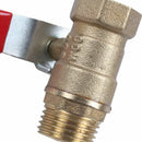 Male to Female M/F Thread 1/2" Full Port Brass Water Ball Valve