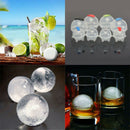8pcs Ice Brick Mold Party Bar Tray Cube Round Sphere Ball Maker Mould K JJS